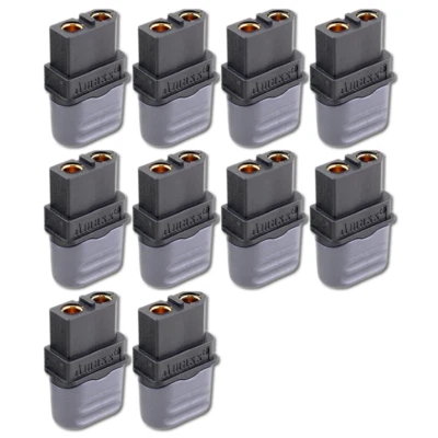 ✅ 10 Stück Amass XT60H Stecker Female Hochstrom Goldstecker Kappen 60A XT60 RC ✅