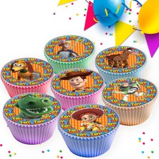 30 x TOY STORY PREMIUM QUALITY CUPCAKE TOPPERS EDIBLE RICE WAFER PAPER 178