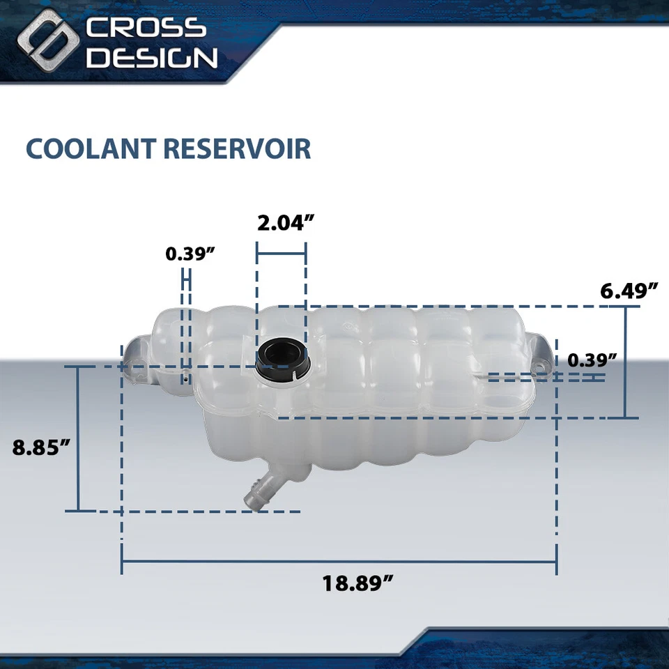 Coolant Reservoir Fit For 15-23 Ford F-150 18-22 Lincoln Navigator Expedition - Image 4 of 4
