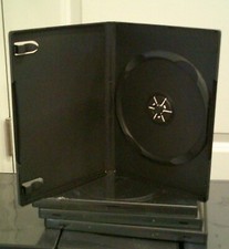 Standard Black DVD 1-disc Replacement Case 14mm Premium movie Storage Shell Case