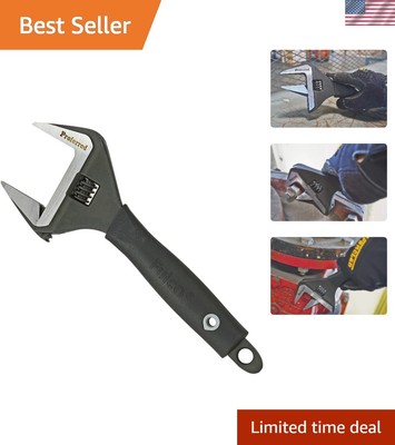 Plumbing Adjustable Wrench, Black Phosphate Finish, 4 Available Size Options ...