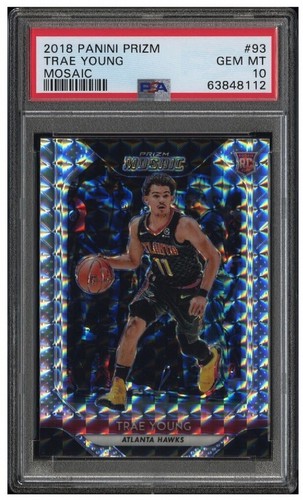 Trae Young #93 2018 Panini Prizm Mosaic card