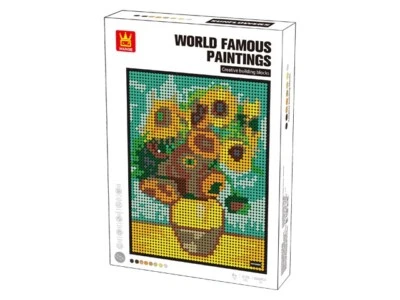 Wange 5122 Sunflowers Bricks Toys van gogh Baustein Set
