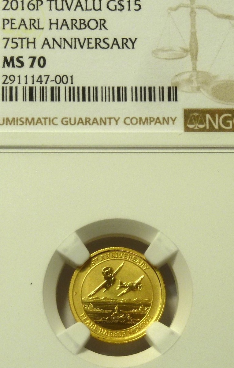 2016年 パールハーバー記念硬貨 PCGS MS70 コレクション 2016 Pearl Harbor Coin PCGS MS70 2016-P PCGS