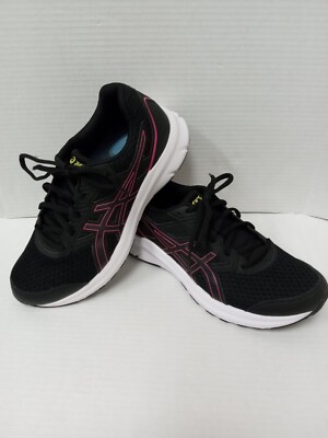 Asics Womens Jolt 3 1012A908 Black Running Shoes Sneakers Size 9.5