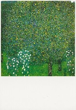 Postcard Gustav Klimt "Rosebushes under the Trees" 1905 MINT Unused