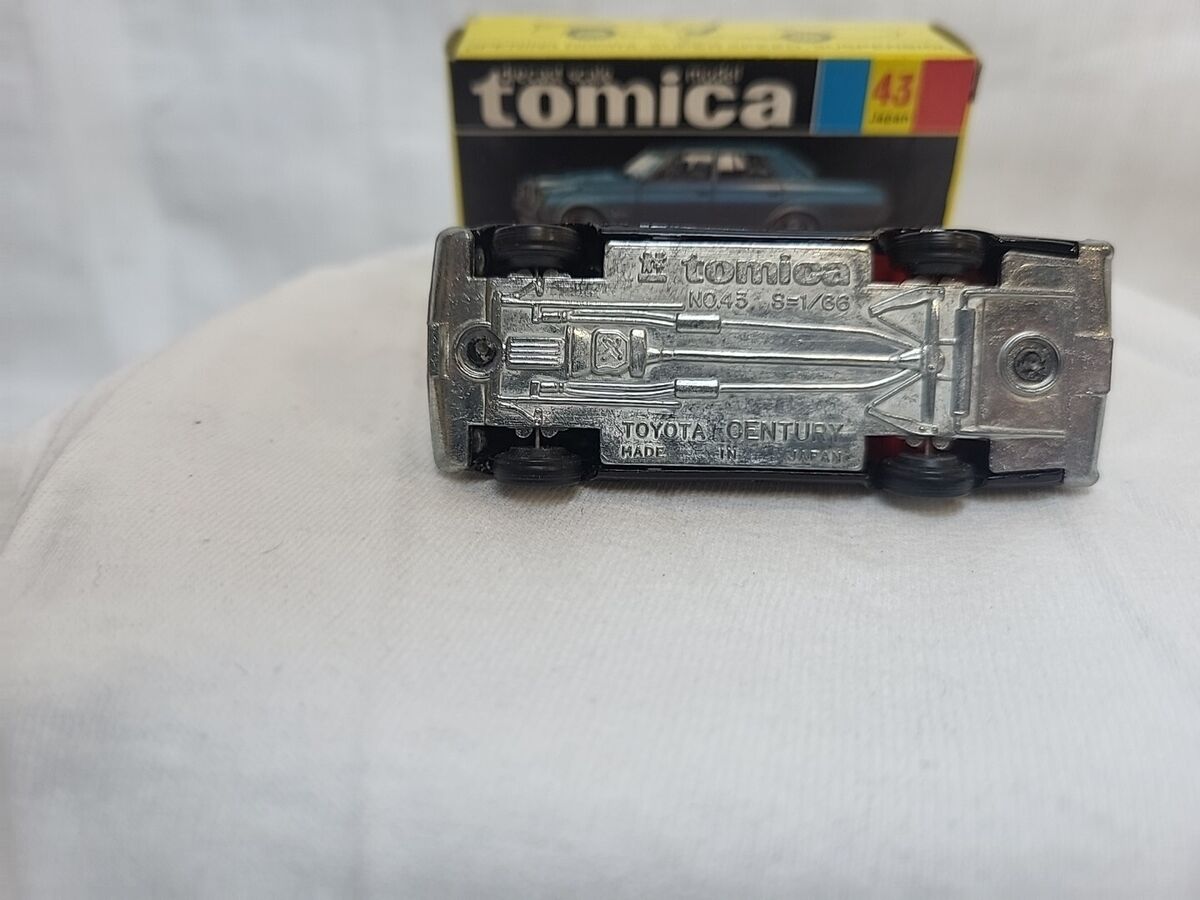 Vintage Tomy Tomica Black Box #43 Black Toyota Century In Vintage Tomy Tomica Black Box #43 Black Toyota Century In