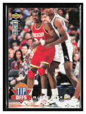 1994 Collector's Choice Tip Offs #175 Hakeem Olajuwon