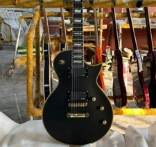 6 Strings Electric Guitar Matte Black Color Mahogany Body Rosewood Fretboard ESP