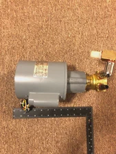 NIPPON PROCON PUMP WITH DUAL MOTOP PM 200-1 & IN/OUT FITTINGS, 1745 RPMs,NOP Co.