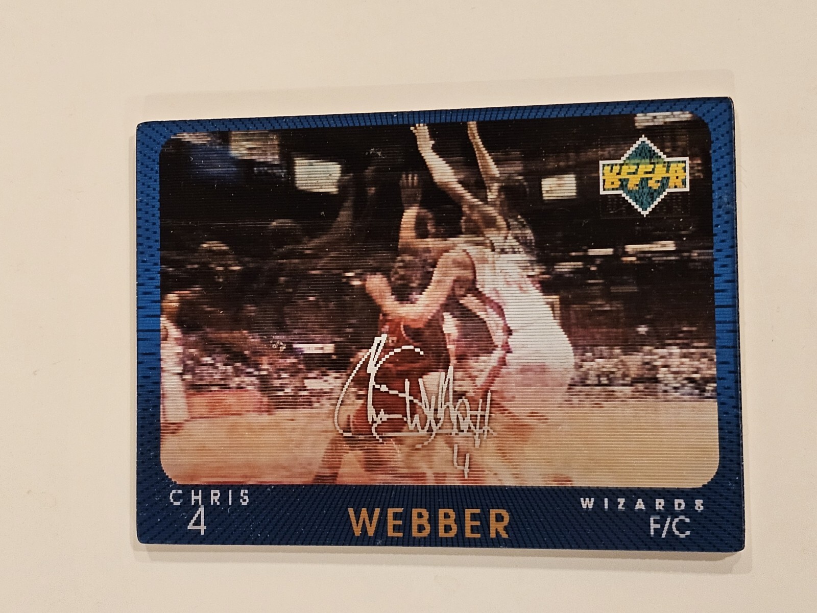1997-98 Upper Deck, Diamond Vision ,#S29 Chris Webber, Signature Moves