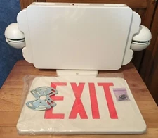 Exit Sign with Emergency LED lights