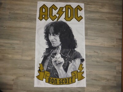 AC-DC AC/DC Flag Flagge Poster Heavy Metal Hard Rock Bon Scott 666