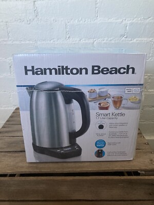 Hamilton Beach Smart Electric Tea Kettle & Water Boiler, Works with Alexa