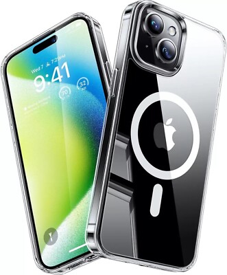 TORRAS Shockproof MagSafe Clear Case for iPhone 15. (6.1 Inch)