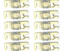 IMC Audio 200 Amp Mini ANL Fuse Gold for Car Audio Auto Marine Audio 10 Pack