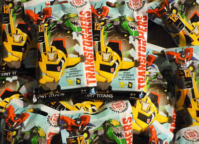 Hasbro Transformers Tiny Titans Serie 4 - 8 x Booster Blind Bag - RAR