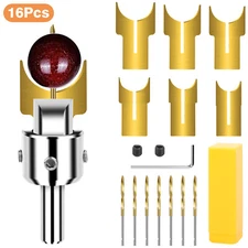 Wood Ball Drill Maker Buddha Beads Drill Bit Milling Cutter Set Woodworking Tool