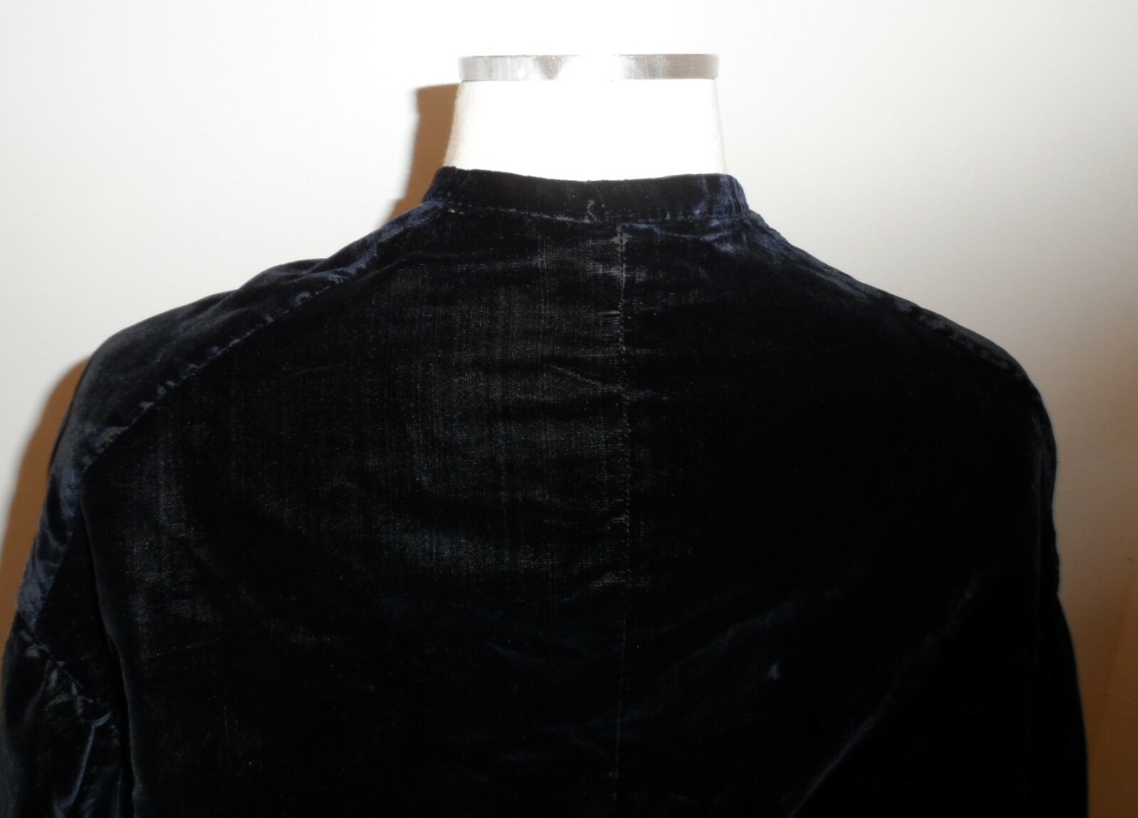 Antique Victorian Dark Blue Velvet Women's Jacket Sou… Gem