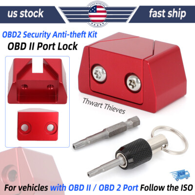 OBD2 Security Anti-theft Kit OBD II Port Lock Tool Block Access To OBD Connector