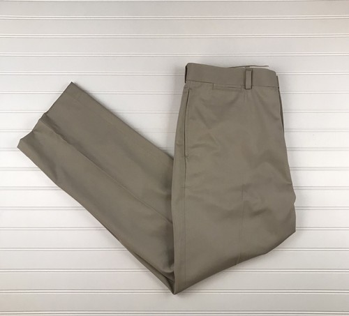 L L Bean Mens Dress Pants Brown Pockets 