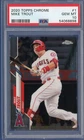 2020 Topps Chrome #1 MIKE TROUT  387 HRs Los Angeles Angels PSA 10 GEM MINT