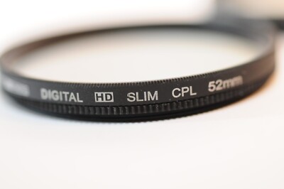 52mm CPL Circular Polarizer SLIM Digital HD Filter for Nikon Canon Pentax lens