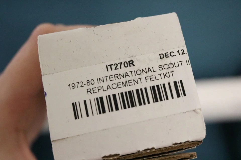 1972-1980 International Harvester Scout II Набор Фетровых Ремней Погодных Полосок - 4 шт. - Изображение 3 из 3