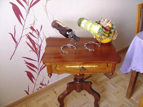 Belywein Weinflaschenhalter verschieden Finish Flaschenhalter Geschenkidee Wein - Bild 4 von 4