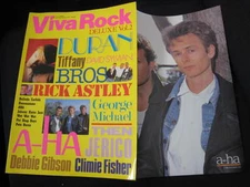 Japan Book in 1988 Poster New Romantic Duran Duran Sylvian A-ha Bros Then Jerico