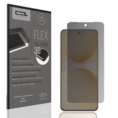 Full Cover Privacy Blickschutzfolie für Vivo Y500 Pro Folie Anti-Shock
