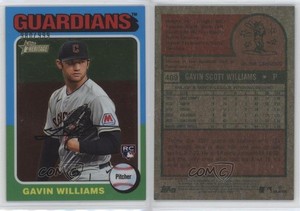 2024 Topps Heritage Chrome /999 Gavin Williams #489 Rookie RC