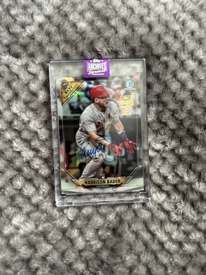 2025 Topps Archives Signature Series - Harrison Bader Rookie Refractor Auto /90