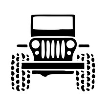 Jeep Vehicle Outline Decalsstickers