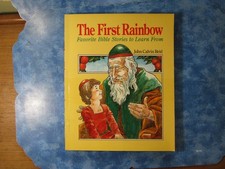 THE FIRST RAINBOW Favorite Bible Stories John Calvin Reid LARGE SC 1991 Illu VGC