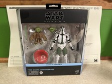 Star Wars Black Series 6  Figure NIB - Yoda & Clone Commander Gree