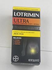 Lotrimin Ultra Antifungal Jock Itch Cream Strength Butenafine Treatment Exp 8/26