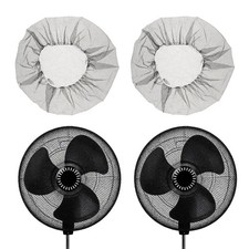 2 Pcs Fan Dust Cover 16"-19'' - Oscillating Fan Mesh Cover Protector, Black