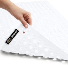 Patented Bath Tub Shower Mat, Machine Washable Bathtub Floor Liner Mats, Suction