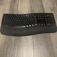 Microsoft Comfort Desktop 5050 Full Size Wireless Ergonomic Keyboard No Dongle