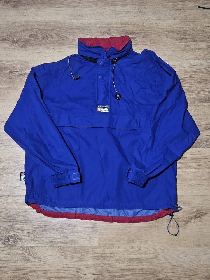 Vintage 90's Chaps Ralph Lauren Anorak Windbreaker Pullover Jacket Polo Size M - Image 2 of 4