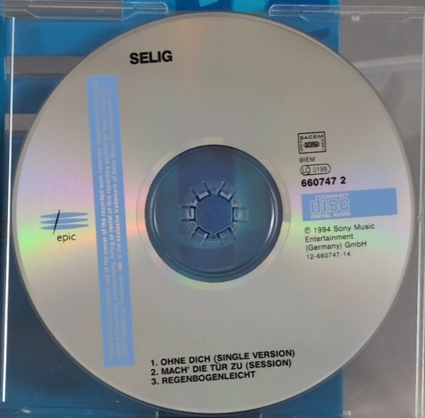 Ohne Dich Gut von Selig - Maxi CD - Bild 4 von 4