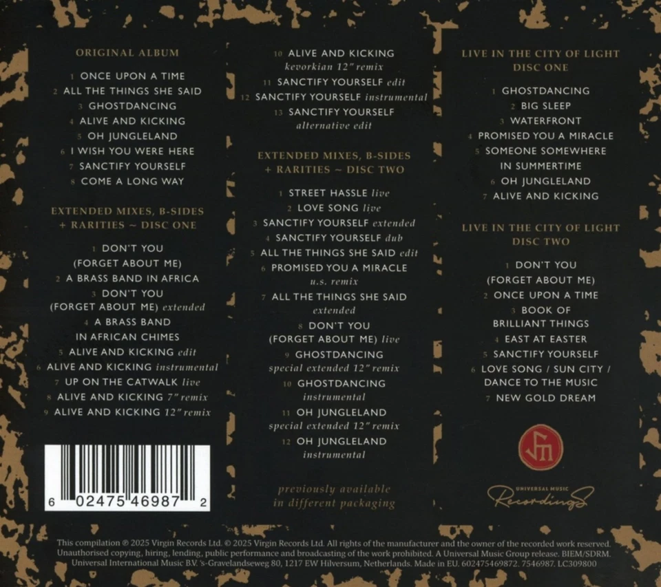 Simple Minds: Once Upon A Time (40th Anniversary) (Limited Deluxe Edition) neu - Bild 2 von 2