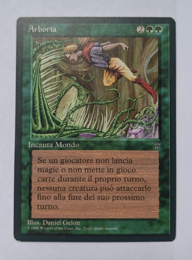 Magic Mtg Italian Legends Arboria   MINT condition