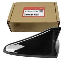 Ebony Black Shark Fin Radio Antenna Cover For Hyundai Sonata Kia Optima 2015~19