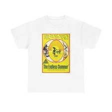 The Endless Summer T Shirt Retro Graphic Unisex Heavy Cotton Tee