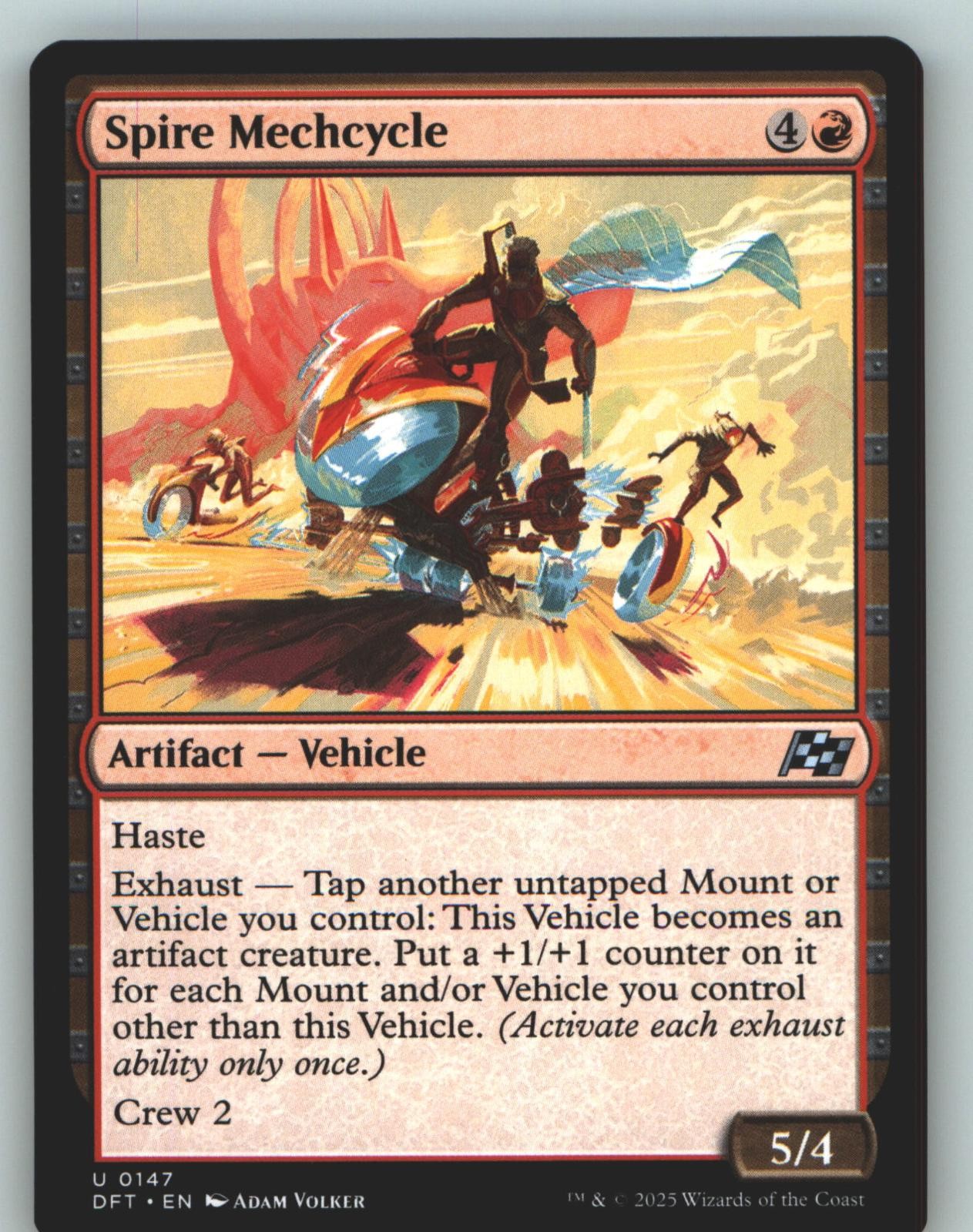 Spire Mechcycle 147 Uncommon Aetherdrift Magic: The Gathering Near Mint