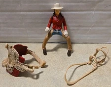 Schleich Farm World Western Cowgirl Horse Rider with Saddle & Bridle