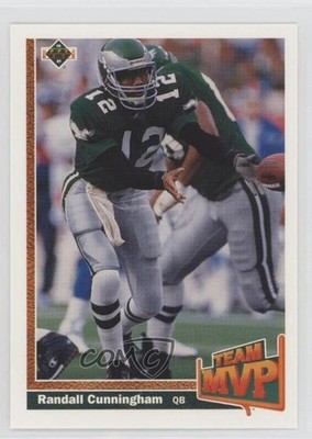 1991 Upper Deck Team MVP Randall Cunningham #471 u7e