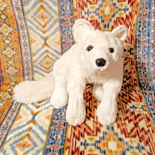 FAO Schwarz Adopt-A-Pets Arctic Fox Plush 25  Large White Stuffed Animal 2024